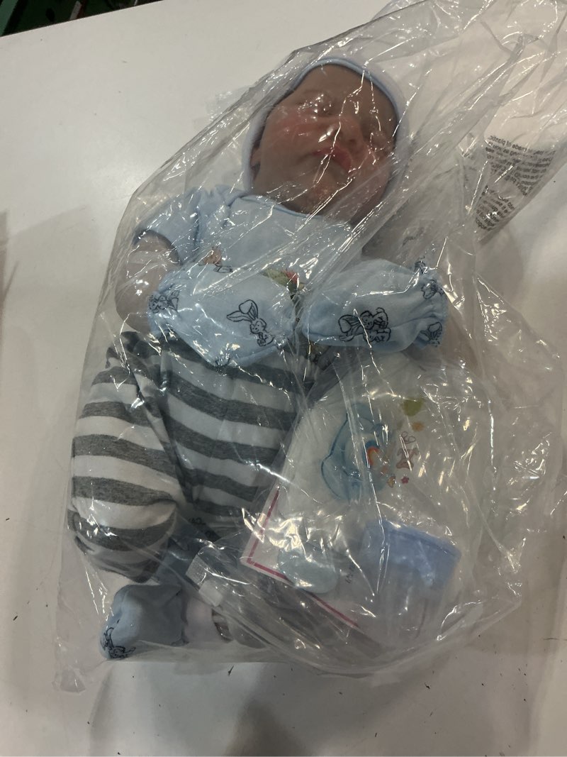 Condition photo showing New/Like New for ksbd realistic reborn dolls levi - 18 inch lifelike sleeping baby boy that look real soft cloth body newborn baby dolls poseable advanced painted with gift box set for kids age 3+