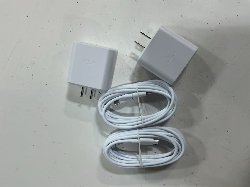 Condition photo showing Good Condition for super fast samsung charger,45w samsung charger fast charging,2pack super quick usb c android phone charger 10ft long type c charging cord for samsunggalaxy s26 ultra/s26+/s25+/s24/s23 fe/s22+/s21/s20 white