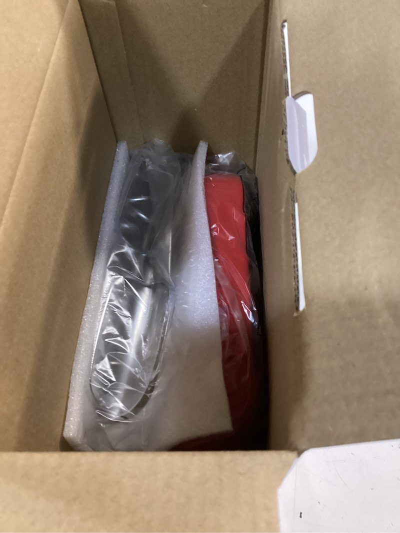 Condition photo showing Good Condition for 5-speed electric hand mixer, 800w handheld mixer with turbo for baking & cooking, kitchen food mixer with storage case & 6 stainless steel attachments (2 beaters, 2 dough hooks, 2 whisks)-red