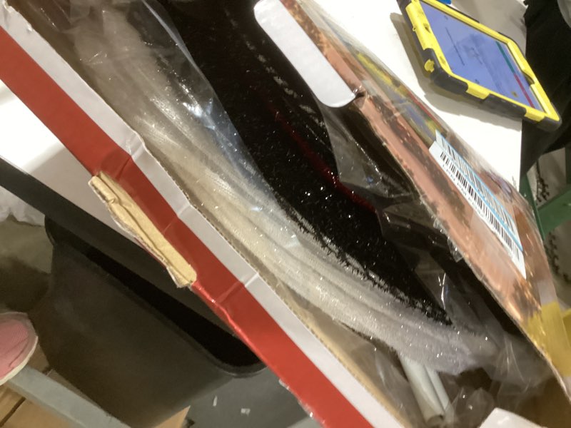 Condition photo showing Good Condition for Christmas Standing Light-Up Snowman Decoration Features a Santa hat and Gift Box, Battery Operated Light-Up Christmas Decorations for porches, lawns, Yards, Indoor and Outdoor (2.75 Ft) Snowman with Box