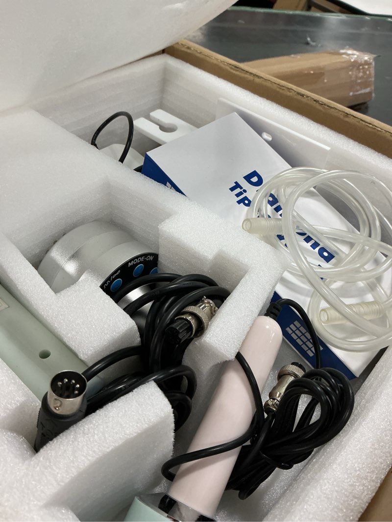 Condition photo showing Good Condition for 5 in 1 Micro Diamondermabrasion Machine, Mcwdoit Facial Machine 68cmhg Professional Home Use Skin Care White