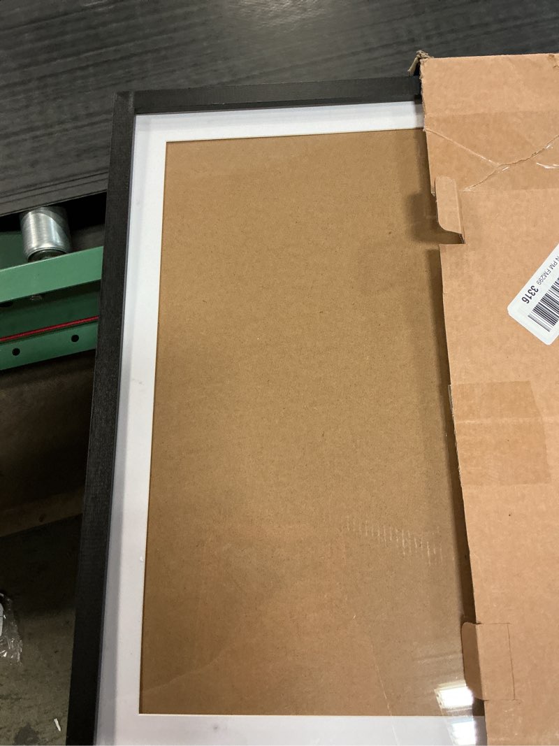 Condition photo showing Good Condition for mxtallup 20x23 picture frames solid wood,display pictures 18x21 inch with mat or 20x23 inch without mat, poster frames 18x21 in photo frames wood black (t22b2023w1821)