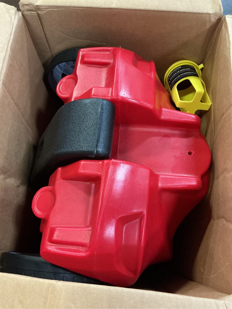 Condition photo showing Good Condition for step2 whisper ride cruiser kids push car, ride on toy, stroller substitute, includes seat belt & horn, made of durable plastic, max weight 50 lbs., for toddlers 18 months - 4 years old, red red push car