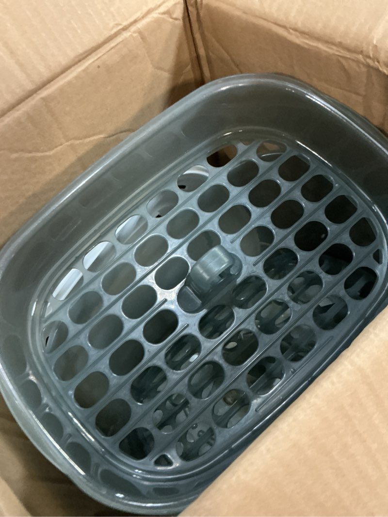 Condition photo showing As Is for baby brezza bottle sterilizer and dryer advanced – 33% faster - largest capacity steam sanitizer - universal sterilization machine for all bottles + pump parts - hepa air filter