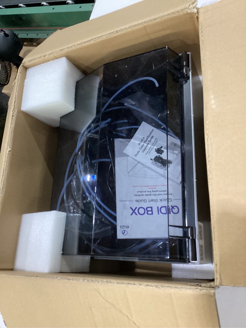 Condition photo showing New/Like New for QIDI Box Multi-Color 3D Printing System for QIDI Q2/Q2C 3D Printer, Active Drying (65°C), NFC Intelligent Recognition and Filament Auto-Reload, Double Hardened Steel Gear for PLA/PETG/ABS/CF/GF/PA/PC