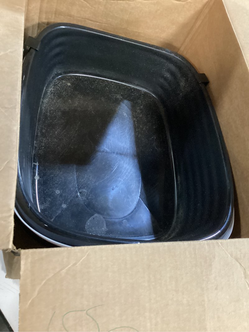 Condition photo showing As Is for arm & hammer large sifting litter box scoop free cat litter tray with microban, made in usa