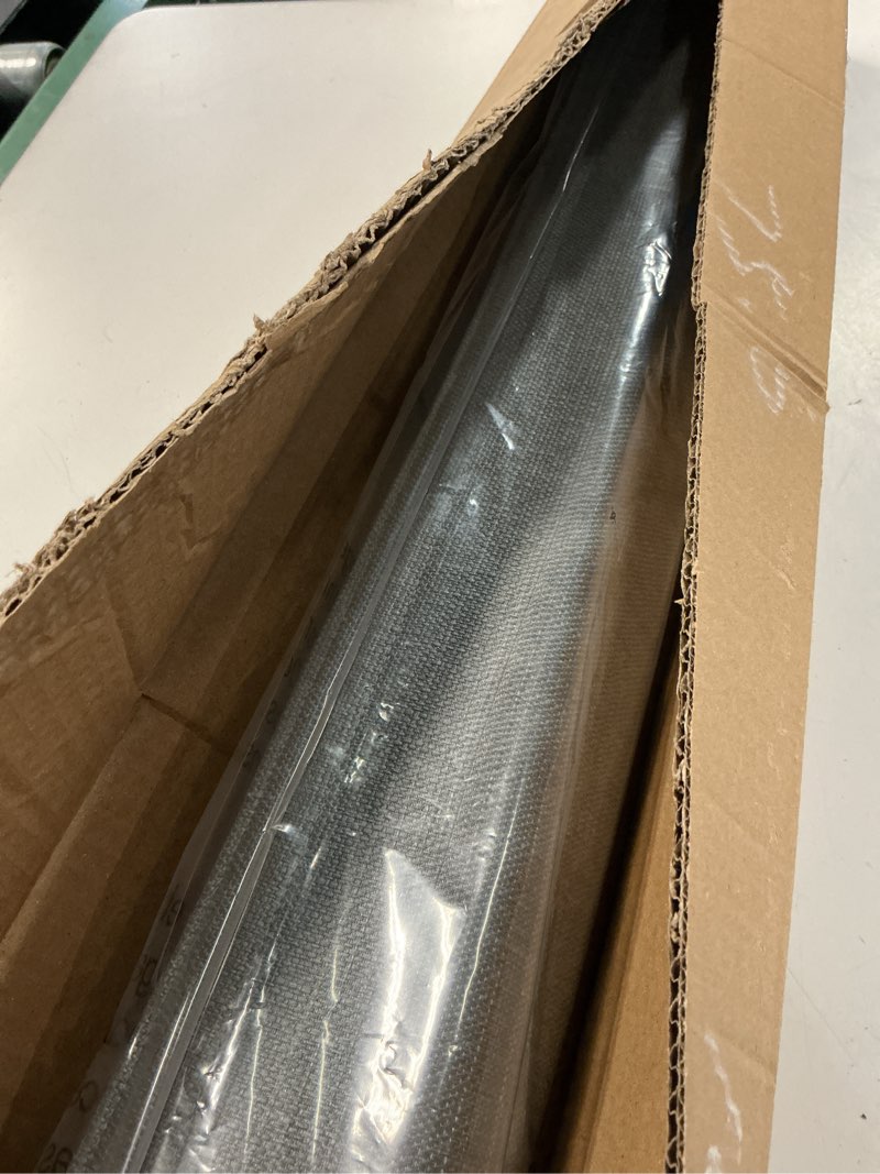Condition photo showing Good Condition for lazblinds no drill roman shades for windows, cordless light filtering window shades with uv protection, polyester fabric for bedroom & living room, 28" w x 64" h, grey light filtering - grey 28"w x 64"h
