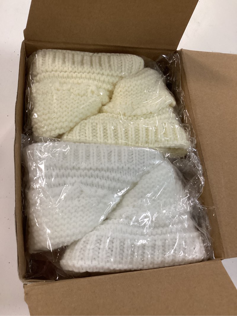 Condition photo showing New/Like New for tranqun baby shower booties centerpiece knitted booties to fill with flowers diy boho rustic table decor for flower baby shower gender reveal party craft centerpiece decor(classic,pink,4 sets) classic pink 4