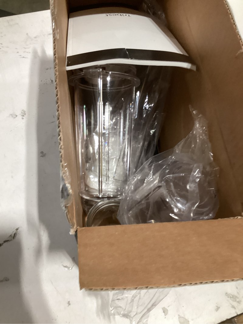 Condition photo showing Good Condition for Tribest PB-430GY-A Personal Blender II, Mason Jar Ready Personal Blender with Mason Jar Mug, Gray Basic Pack + Mason Jar Gray