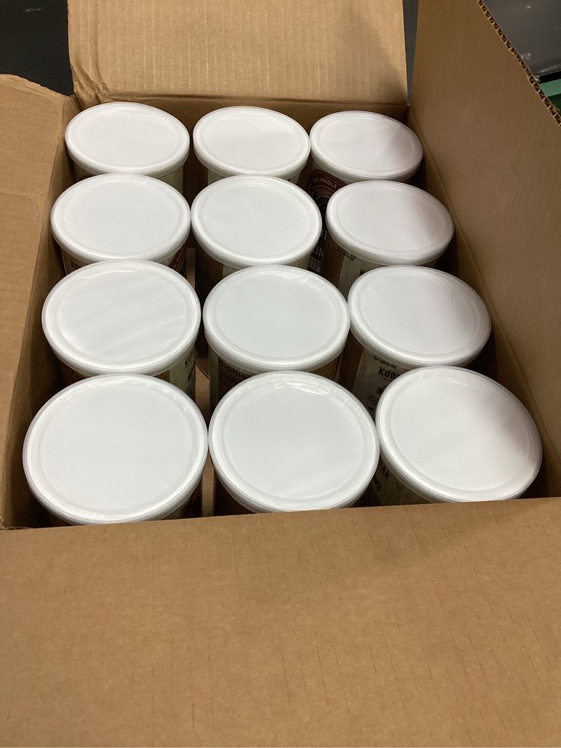 Condition photo showing New/Like New for (bbd:6/19/2026) kodiak protein-packed classic rolled oats  16 oz canister 12 pack