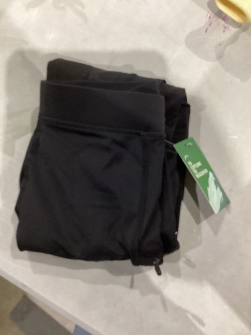 Condition photo showing Good Condition for Willit Girls Horse Riding Pants Tights Kids Equestrian Breeches Knee-Patch Youth Schooling Tights Zipper Pockets Medium Black