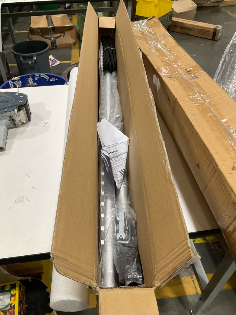 Condition photo showing Good Condition for floating lake rake, landscape rake - 36" aluminum heavy duty lake weed rake with 134'' extension handle & 20ft rope for weed algae sludge garbage removal loosening soil lawn garden care