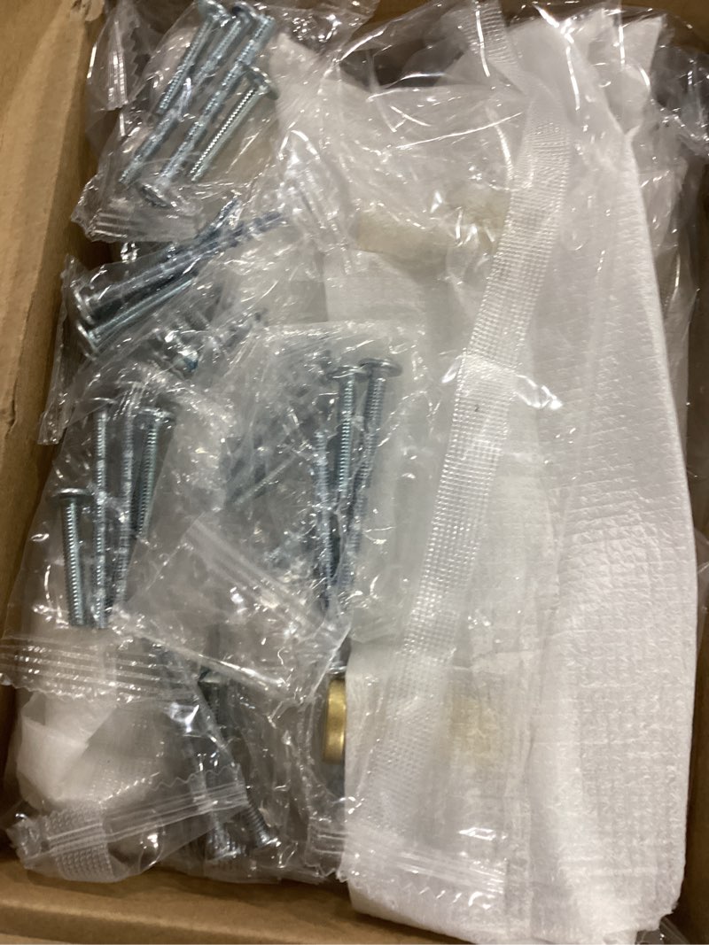 Condition photo showing Good Condition for peaha 10 pack acrylic drawer pulls brass cabinet pulls - ph 9165gd102 kitchen cabinet pulls brushed brass cabinet hardware 4in hole center, 6-2/5 inch overall length 4in(102mm) hole center matte gold 10