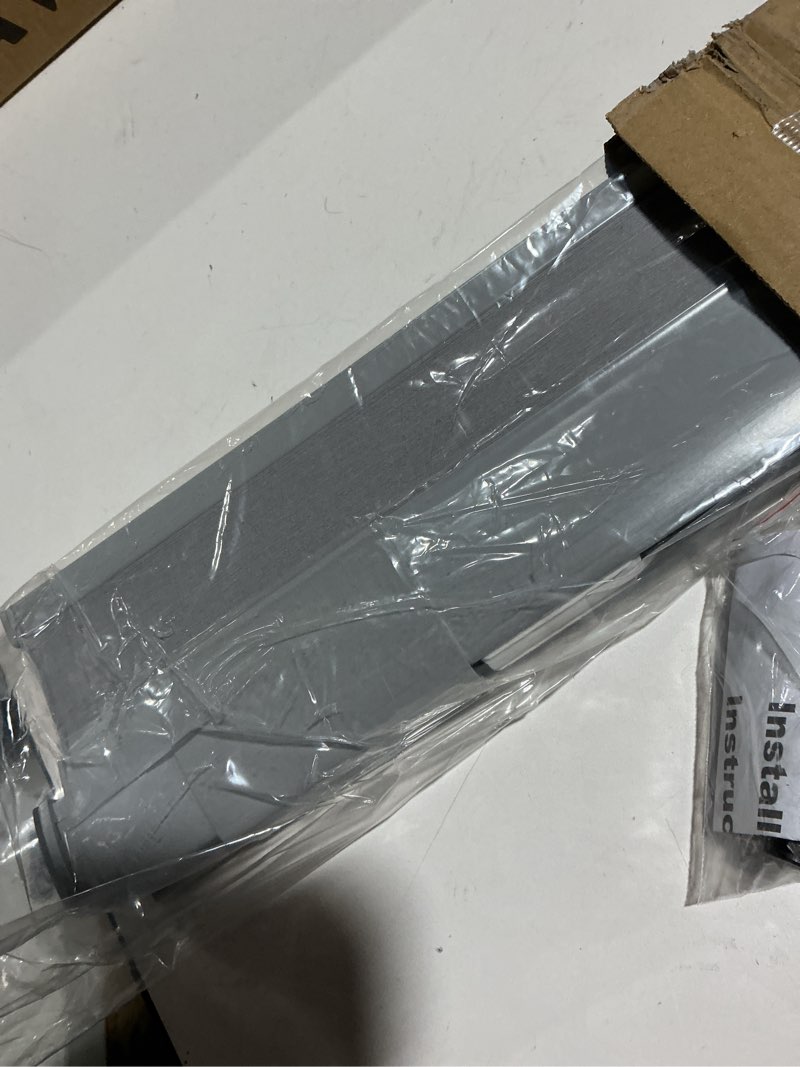 Condition photo showing As Is for No Drill Cellular Shades for Indoor Windows, Thermal Insulating & Noise Reducing Honeycomb Blinds, Free Stop Cordless Blackout Shades, Grey, 36" W x 64" H 36"W x 64"H Grey(blackout)