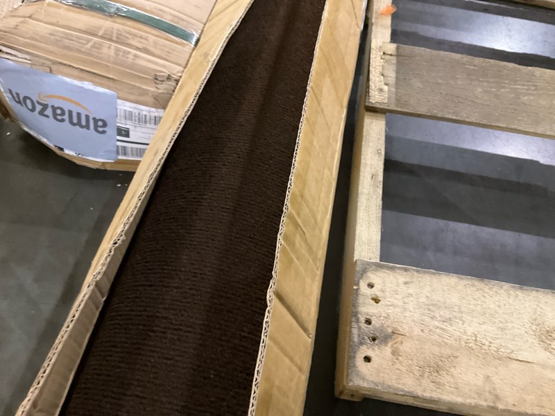 Condition photo showing Good Condition for VEVOR Marine Carpet, 6 x 18 ft Boat Carpeting, Deep Brown Marine Grade Boat Carpet, Indoor/Outdoor Marine Carpeting with Water-Proof TPR Backing, Water-Proof Carpet Roll for Home, Patio, Porch, Deck Deep Brown 6 x 18 ft