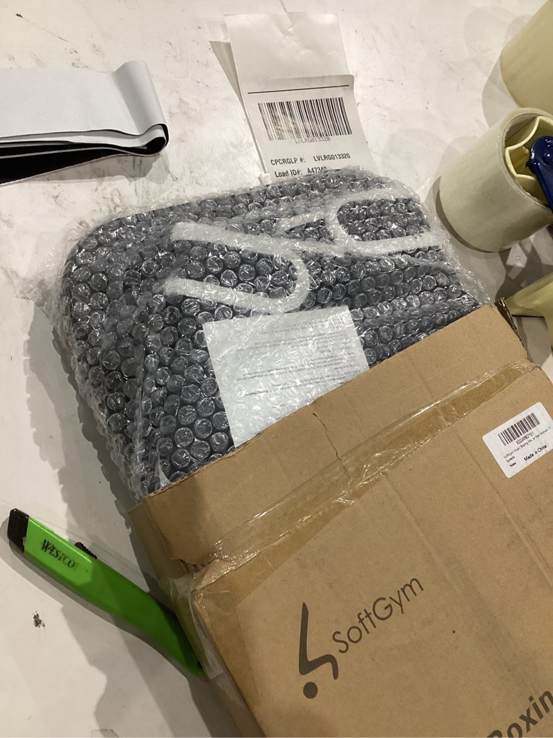 Condition photo showing As Is for SoftGym Music Boxing Machine,Interactive Punching Trainer with LED Lights,Music Boxing Machine Sport for Kids and Adults,Boxing Workout Equipment Target for Home,Office,Gym