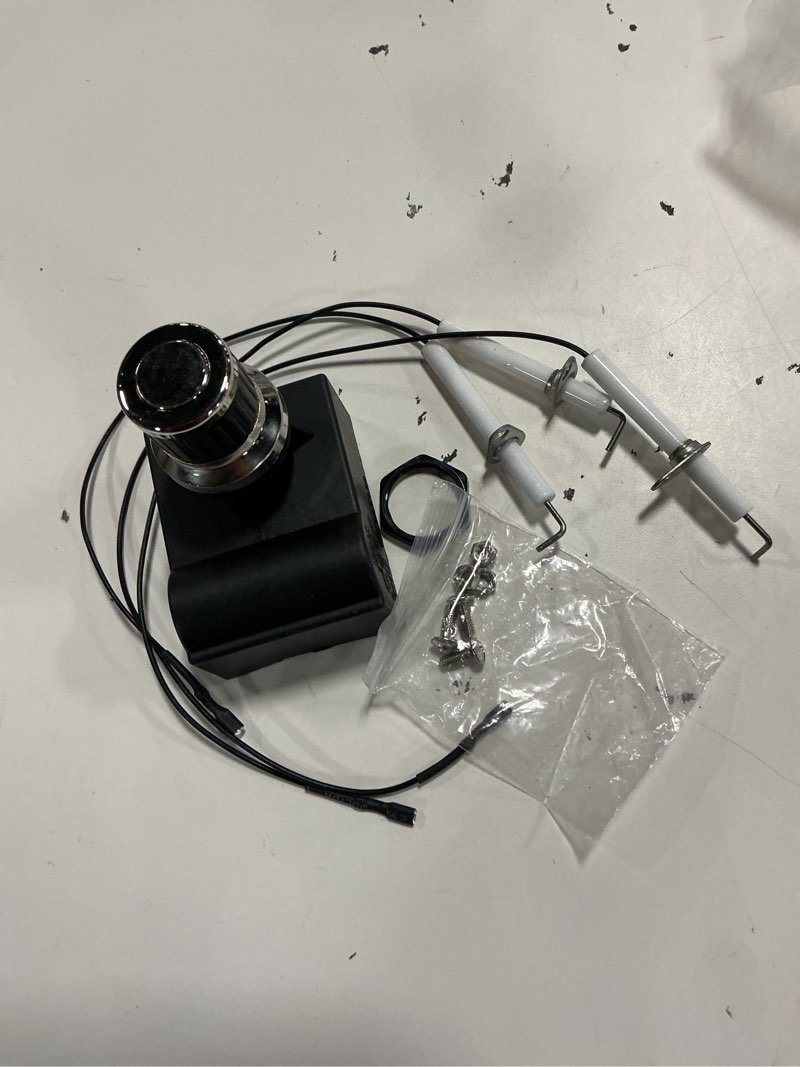 Condition photo showing Good Condition for bqmax 4-outlets igniter with wires for char griller 5050, 5252, 3008, 3001, 3000, 4 outlets aa push button electronic spark igniter module for char griller igniter replacement 4 outlet kit for char griller