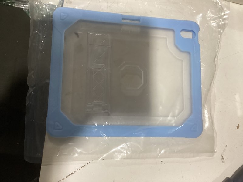 Condition photo showing Good Condition for for ipad air 13 inch m4/m3 case 2026/2025, for ipad air m2 13-inch 6th gen 2024 slim cover heavy duty shockproof hard protective case with pencil holder kickstand, blue for ipad air 13" #08 sky blue