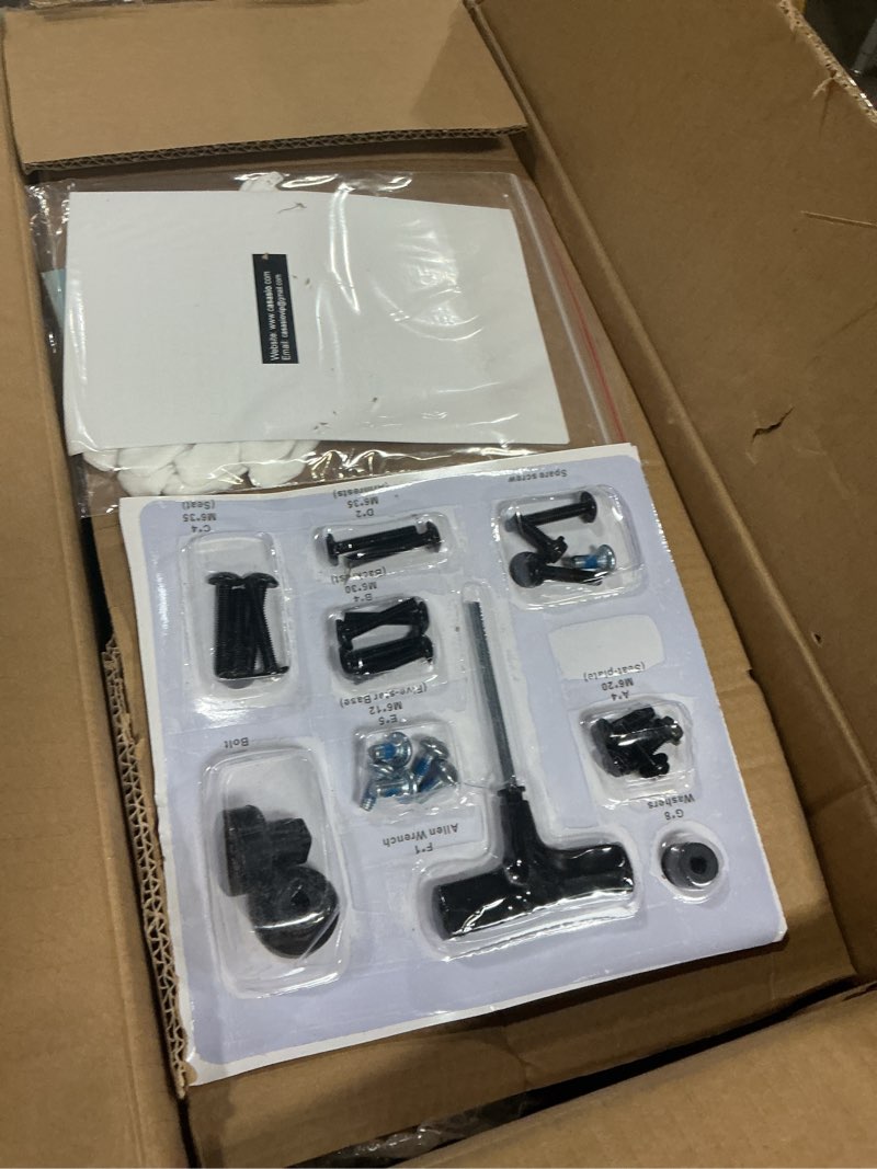 Condition photo showing New/Like New for Office Desk Chair with Ergonomic Lumbar Support, Extra-Thick Seat Cushion, Flip-up Arms, Breathable Mesh Back, Computer Task Chair for Home Office Black Fiber