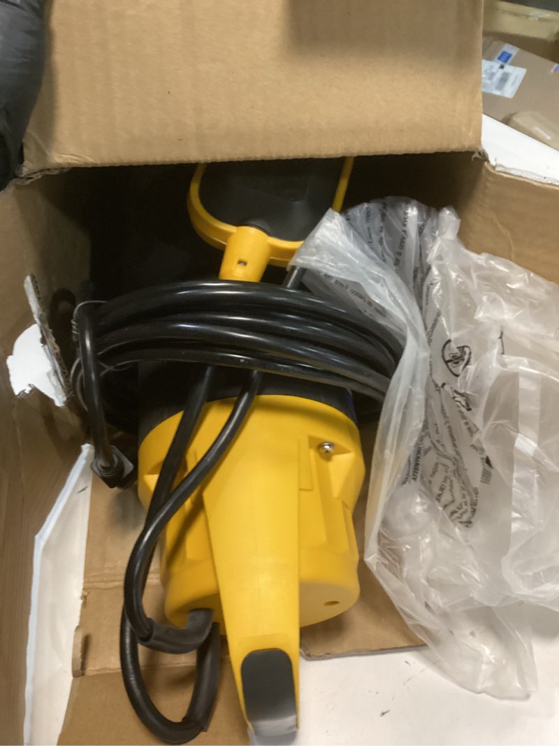 Condition photo showing Good Condition for Acquaer 1/2HP Sump Pump, 2906GPH Submersible Water Pump for Water Removal in Hot Tubs, Pools, Basements, and Garden Ponds 1/2HP 2906GPH