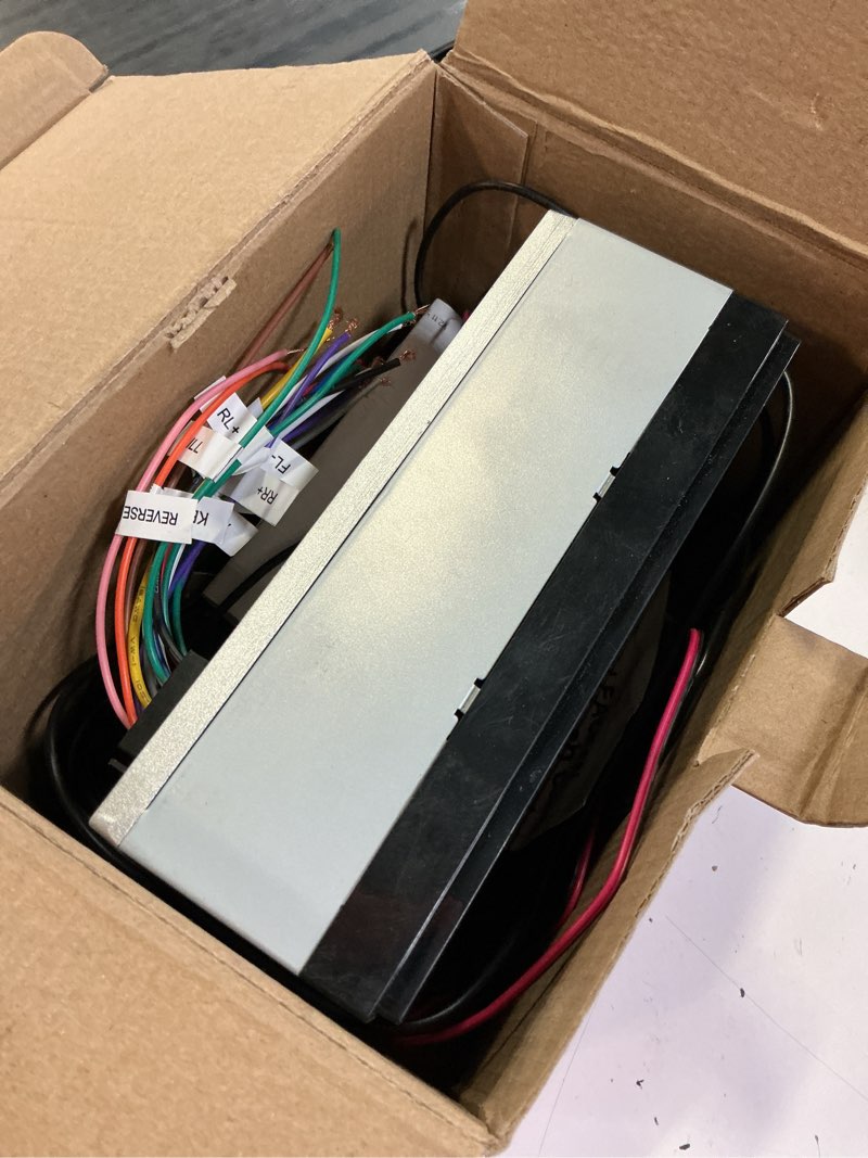 Condition photo showing Good Condition for leadfan double din car stereo with dash cam, support apple carplay and android auto, 7inch full hd touchscreen car audio receivers double din radio with bluetooth, camera, fm/2 usb/aux/subwoofer/swc double din wired carplay&android auto+dash cam