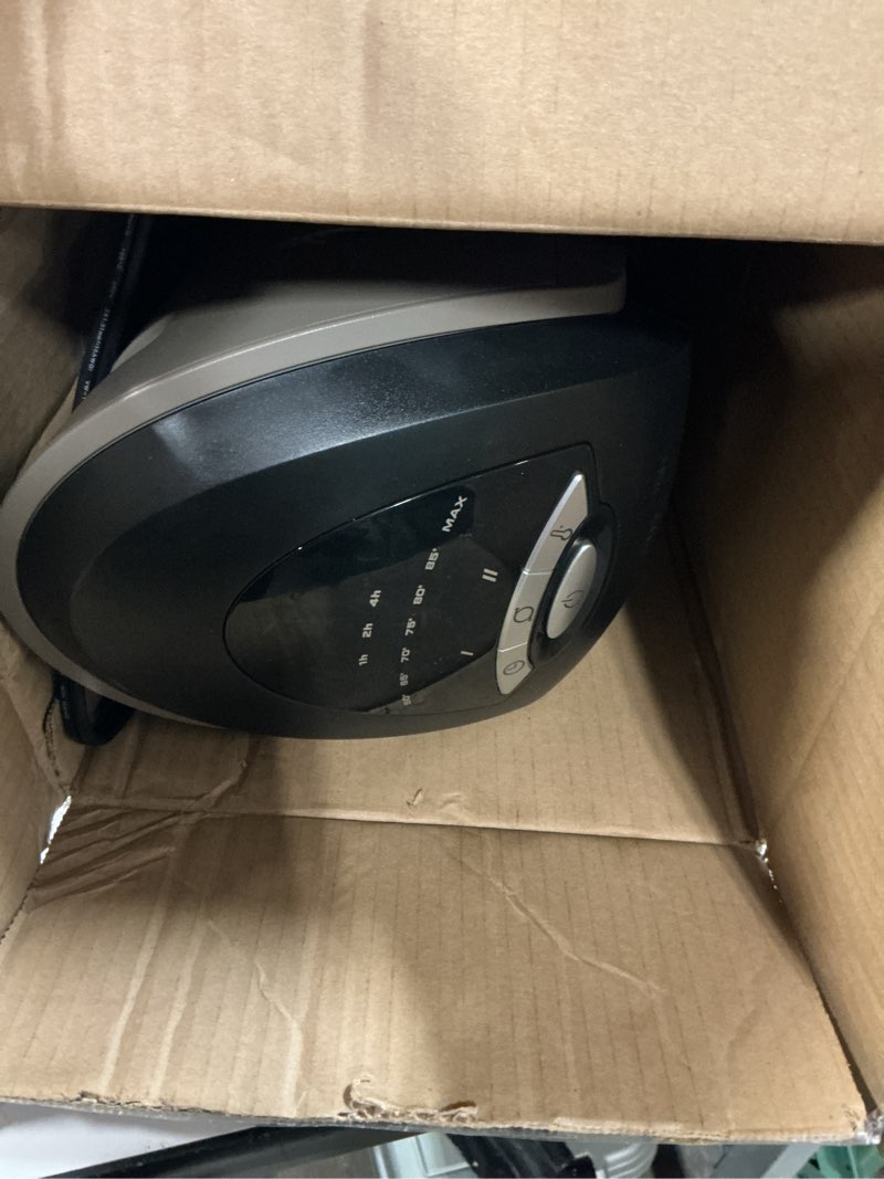 Condition photo showing As Is for Lasko Oscillating Ceramic Tower Space Heater for Home with Adjustable Thermostat, Timer and Remote Control, 22.5 Inches, Grey/Black, 1500W, 751320