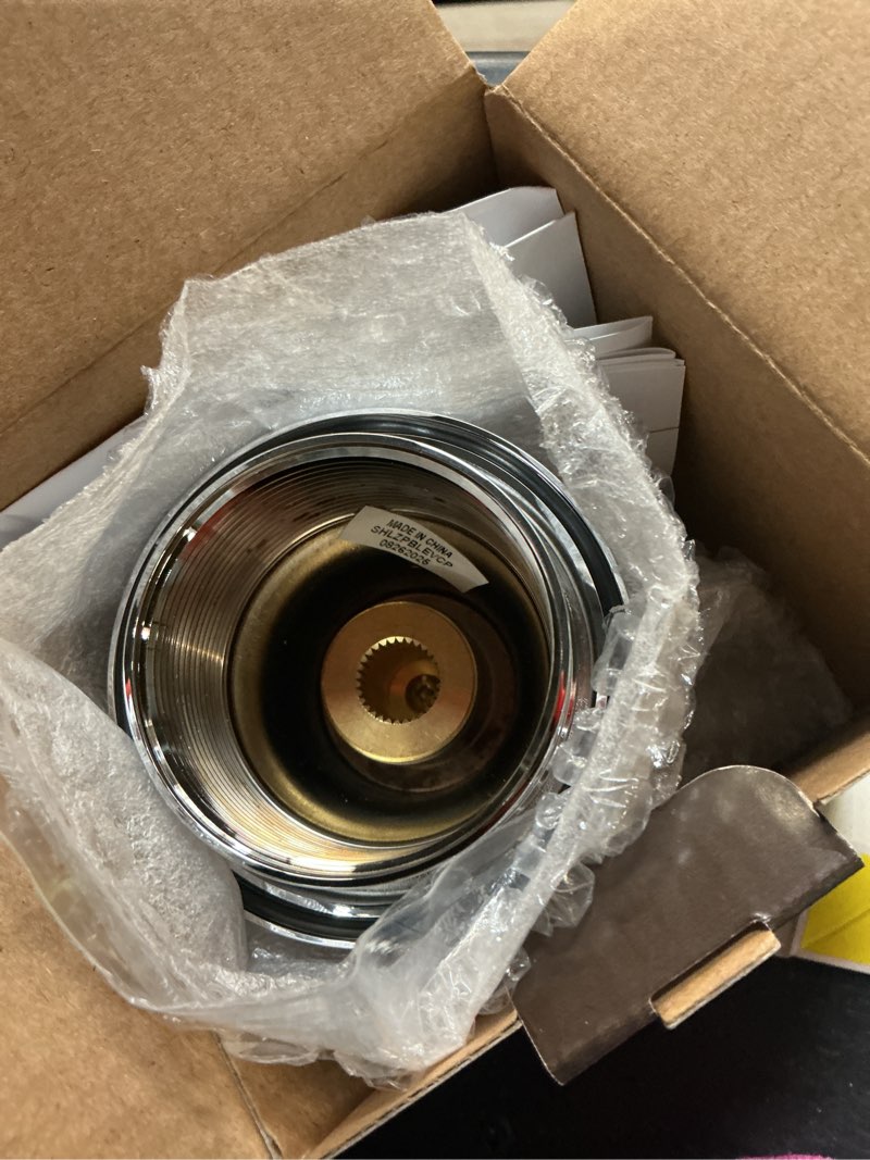 Condition photo showing As Is for signature hardware shlz9005lh lentz 1hdl t/vlv trim - chrome