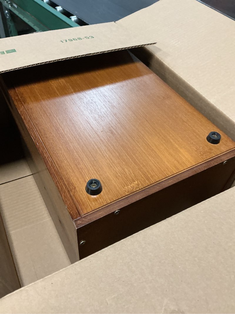 Condition photo showing Good Condition for etmi vintage bread box for kitchen countertop - retro brown bread storage box breadbox brown plus