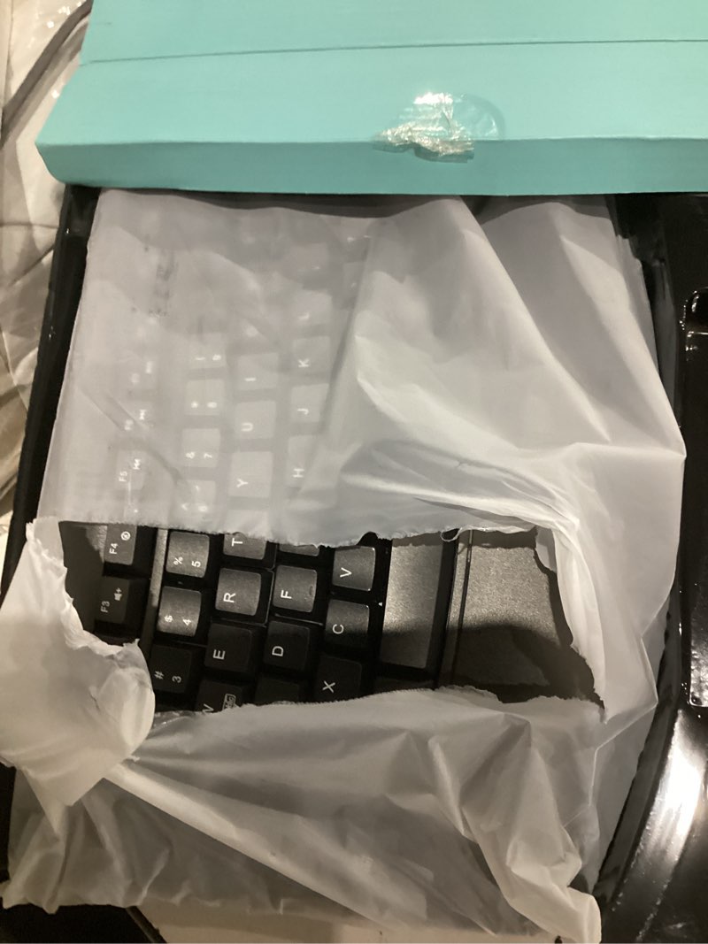 Condition photo showing Good Condition for wireless keyboard and mouse combo,2.4g full size wave keys ergonomic keyboard with wrist rest for natural typing, 3 dpi adjustable ergonomic silent mouse for computer/laptop/windows/mac (black)