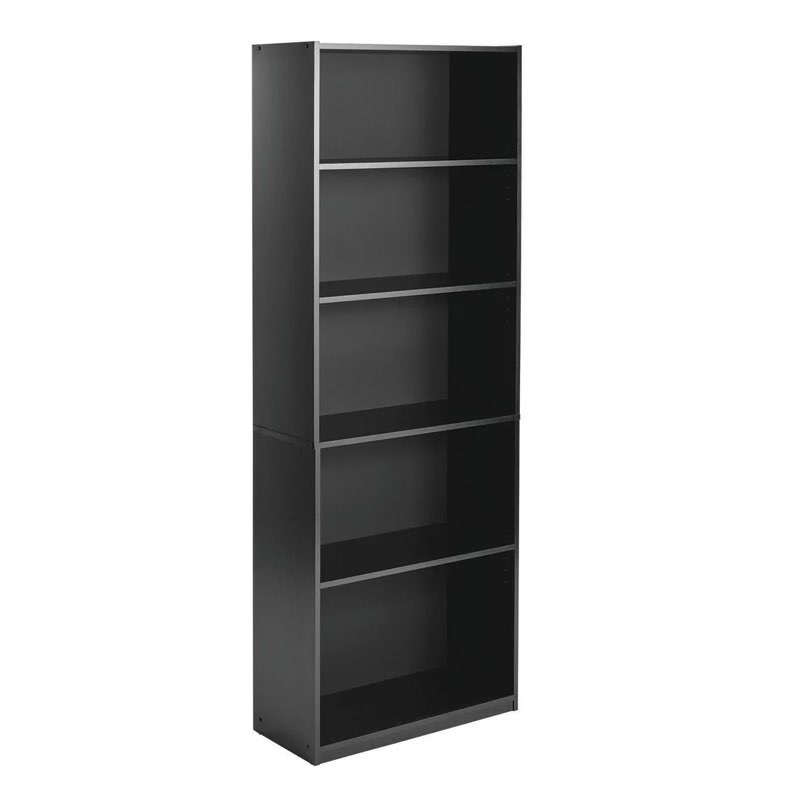 mainstays 5-shelf bookcase