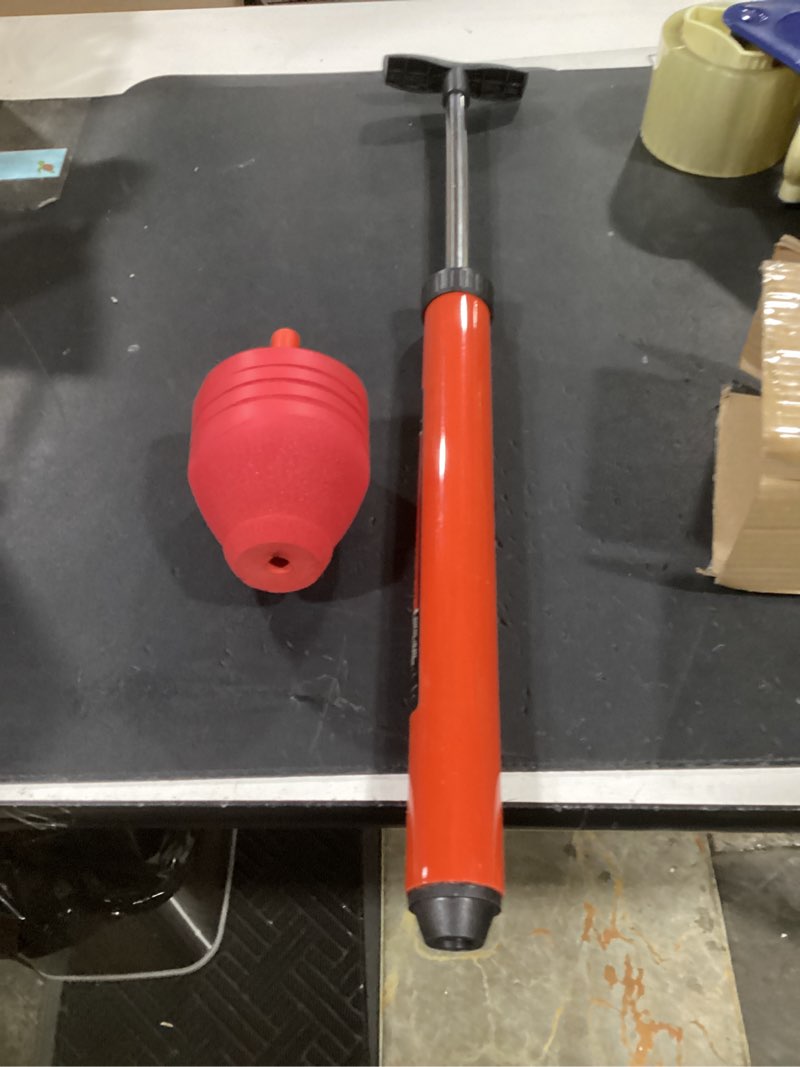 Condition photo showing Good Condition for toilet plunger set - high - pressure plunger for bathroom, toilet brush, rubber gloves - powerful air drain unclogger & heavy - duty clog remover for bathroom drains and pipes