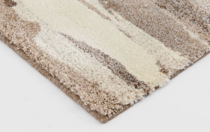 RIVER COLLECCTION Area rug 5’ x 7’ color beige / grey 