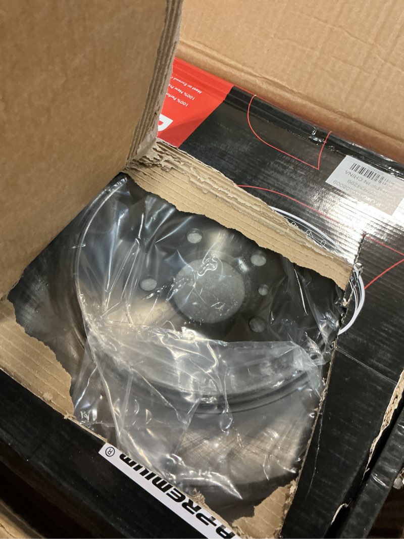 Condition photo showing Good Condition for a-premium 12.99 inch(230mm) rear solid disc brake rotors compatible with select mercedes-benz models - r320 ml320 2007-2009, r350 2006-2012, r500 ml500 2006-2007, ml350 2006-2011, ml450, 2-pc set