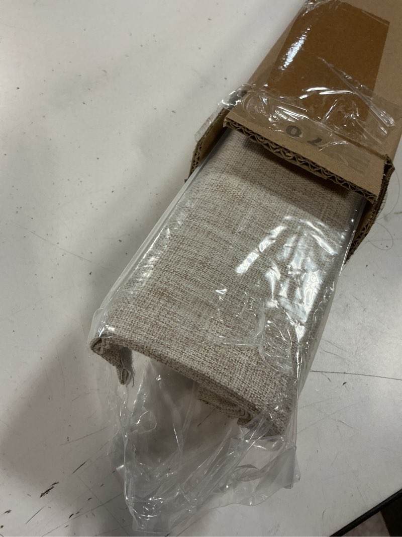 Condition photo showing Good Condition for lazblinds no tools no drill cordless roman shades for windows, blackout thermal insulated uv blocking window blinds, room darkening fabric blinds for indoor windows, 26'' w x 64'' h, beige blackout - beige 26" w x 64" h