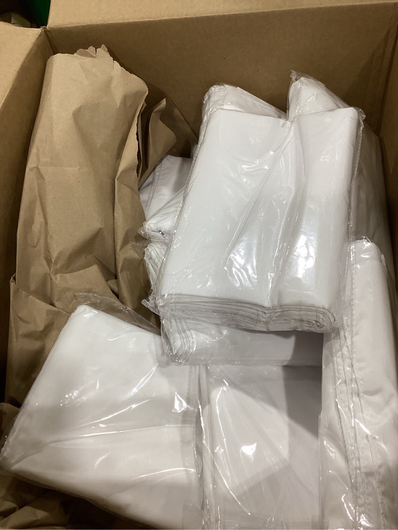 Condition photo showing Good Condition for 10 pack white table cloth rectangle table cloths for 8 foot rectangle tables 60 x 126 inch washable polyester table covers, reusable & wrinkle resistant for weddings, parties, events, and everyday use white 10 pack-60*126 inch
