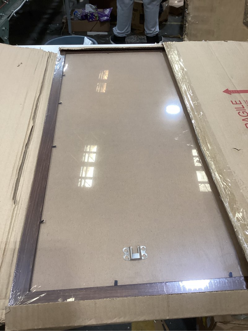 Condition photo showing item condition for LaVie Home 24x30 Picture Frame Brown, Puzzles Frame for Wall Decoration, Classic Brown Minimalist Style Suitable for Decorating Houses, Offices, Hotels, Puzzles Posters Photos or Artwork?1 Pack? 24x30 Brown