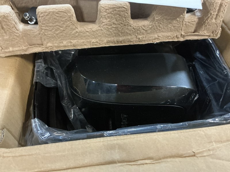 Condition photo showing As Is for fellowes powershred 12 sheet cross-cut paper home office paper shredder, 19.50" h x 9.69" w x 13.44" d
