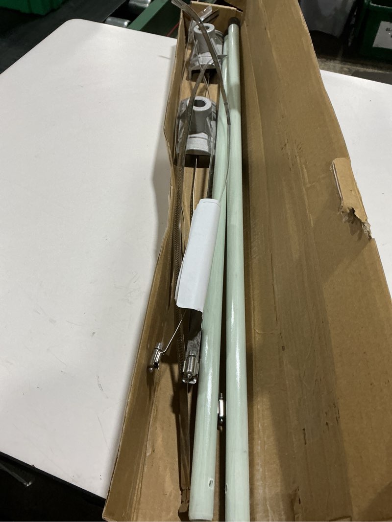 Condition photo showing As Is for Anley Street Light Pole Banner Mounting Bracket Kit for 30" Wide Banners - Outdoor Weather Proof Support - Quick Installation Perfect for Promoting Events, Business, Advertisement