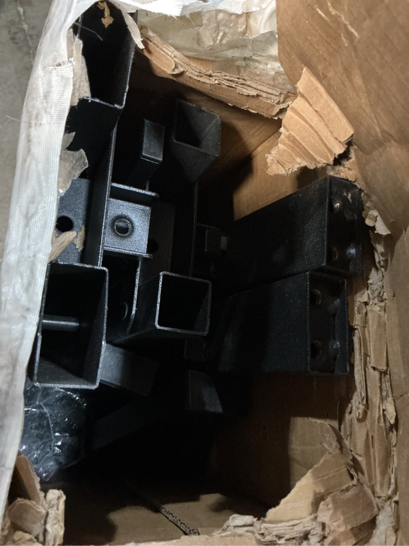 Condition photo showing As Is for Auroral Zone 12” Queen Metal Platform Bed Frame, Heavy Duty Mattress Foundation