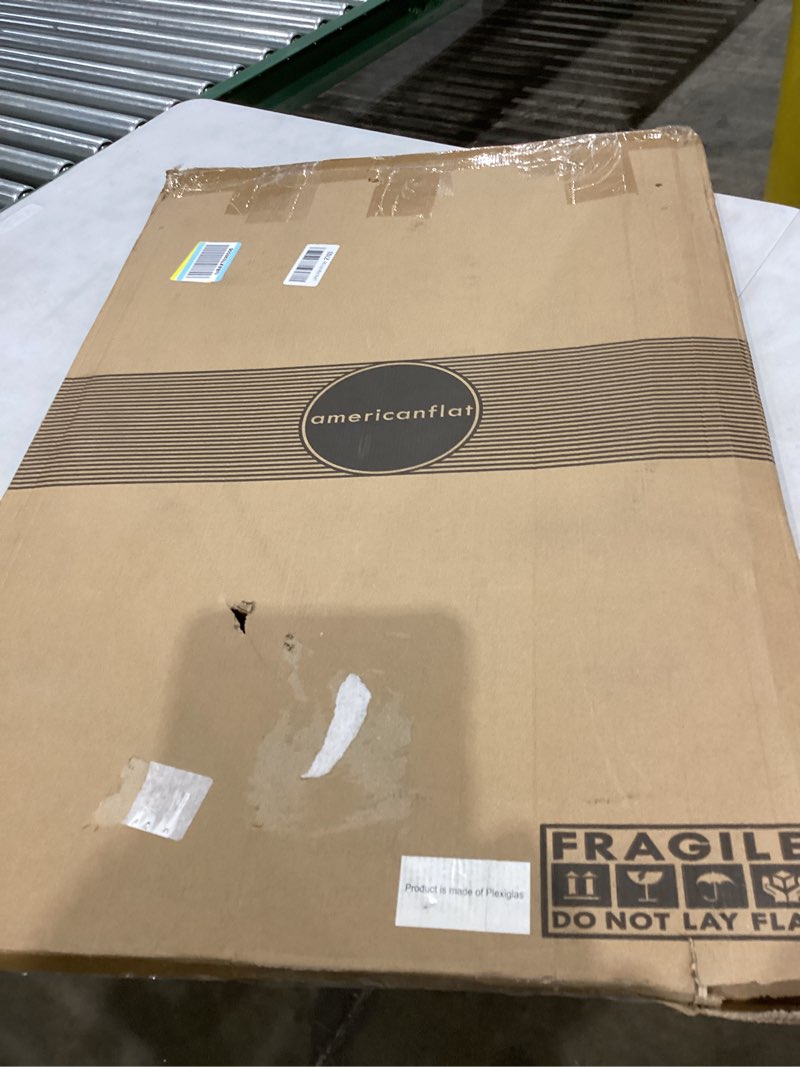 Americanflat 22x34 Poster Frame with Polished Plexiglass - Streamline Collection - Thin Border Pictu