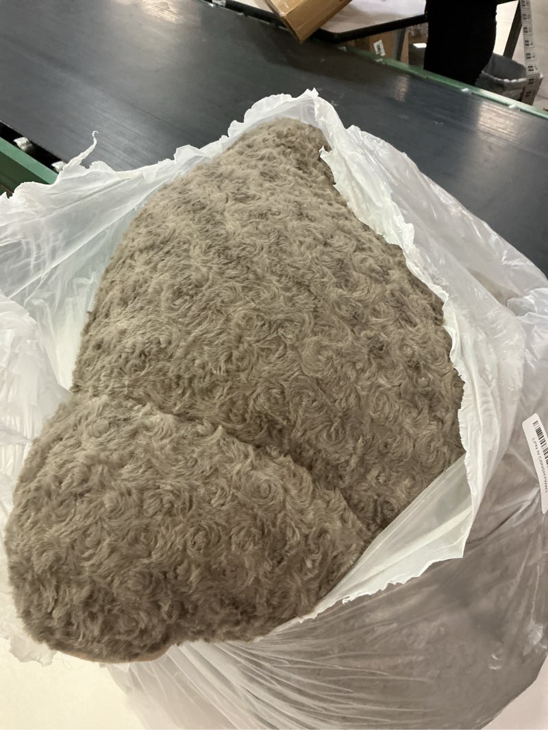 Condition photo showing As Is for joejoy rectangle dog bed for large medium small dogs - washable orthopedic sofa bed, soft breathable puppy & pet cuddler, durable calming dog bed with anti-slip bottom, multiple sizes, beige xl(35"x 25"x 10") beige