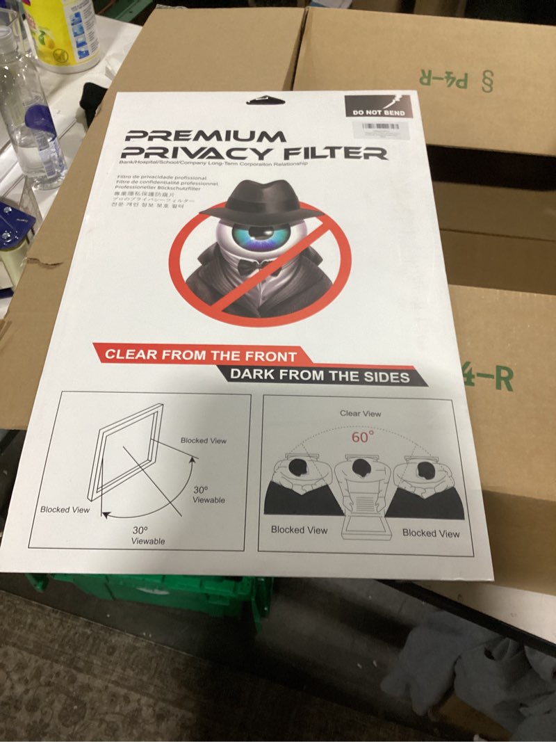 Condition photo showing Good Condition for Magicmoon 2-Pack 24 Inch Computer Privacy Screen Filter, Anti-Spy/Glare Protector Film for Widescreen Monitor with 16:9 Aspect Ratio (Width x Height: 531mm x 298mm) [2 Pack] 24 Inch 16:9 Aspect Ratio