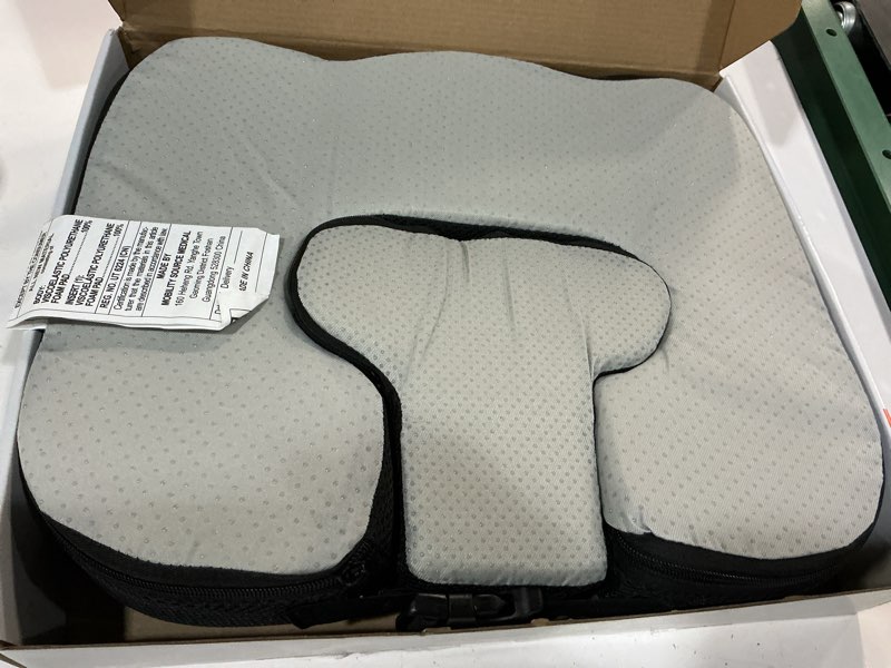 Condition photo showing Good Condition for equate memory foam coccyx seat cushion, black – tailbone pressure relief