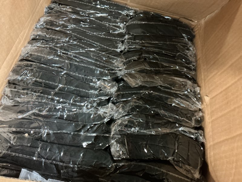 Condition photo showing New/Like New for black chair covers stretch folding chair covers universal spandex fitted chair slipcovers for wedding dining party banquet holidays celebration trade show craft show decoration (100 pack) black 100