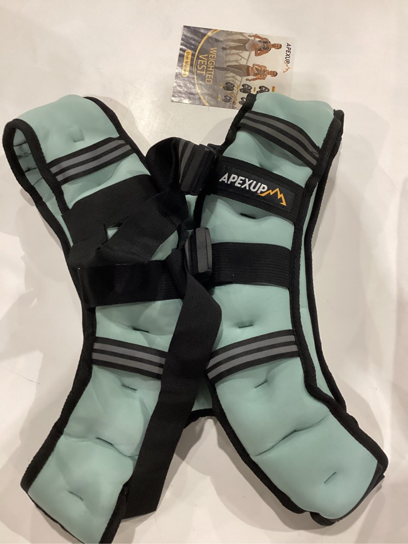 APEXUP 25lbs Weighted Vest Men Women, Weight Vest for Women Workout Equipment for Strength Training 