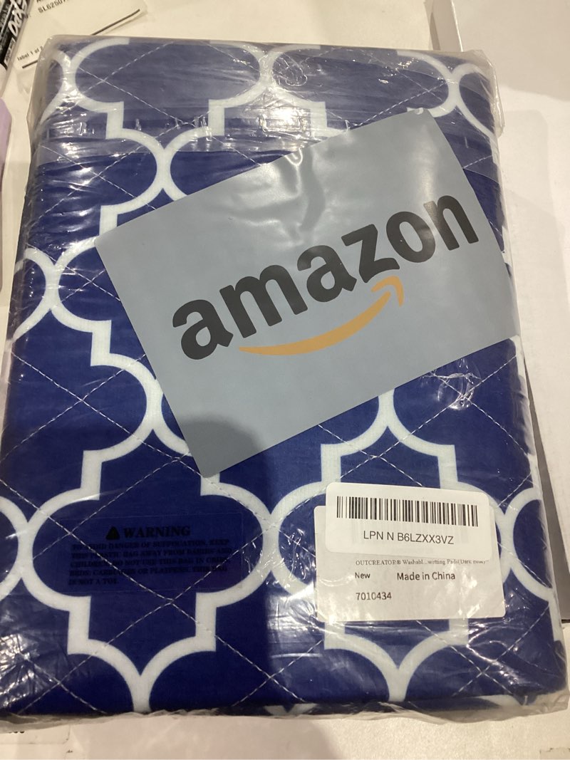 outcreator® washable bed pads 34" x 36" (pack of 4), incontinence mattress protector, anti-slip wate