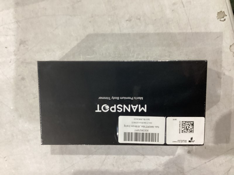 Condition photo showing New/Like New for MANSPOT Manscape Groin & Body Hair Trimmer for Men, Electric Ball Pubic Trimmer Shaver,Manscape Kit with 4 Guard,Replaceable Ceramic Blade Heads,Waterproof Wet/Dry Shaver,90 Minutes Shaving Black