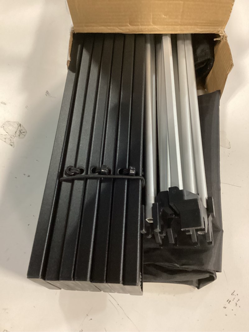 Condition photo showing As Is for Grope Portable Camping Table Ultralight Aluminum Camp Table with Storage Bag,Beach Table for Sand with Carrying Bag,Prefect for Outdoor,Picnic,BBQ,Cooking,Festival (Black with Storage Bag-M) Black With Storage Bag Medium