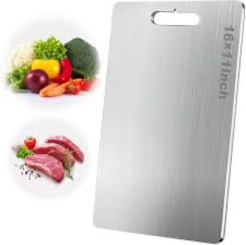 Katuchef Titanium Cutting Board,100% Pure Titanium Cutting Boards for Kitchen,2026 New Non Toxic,Dou