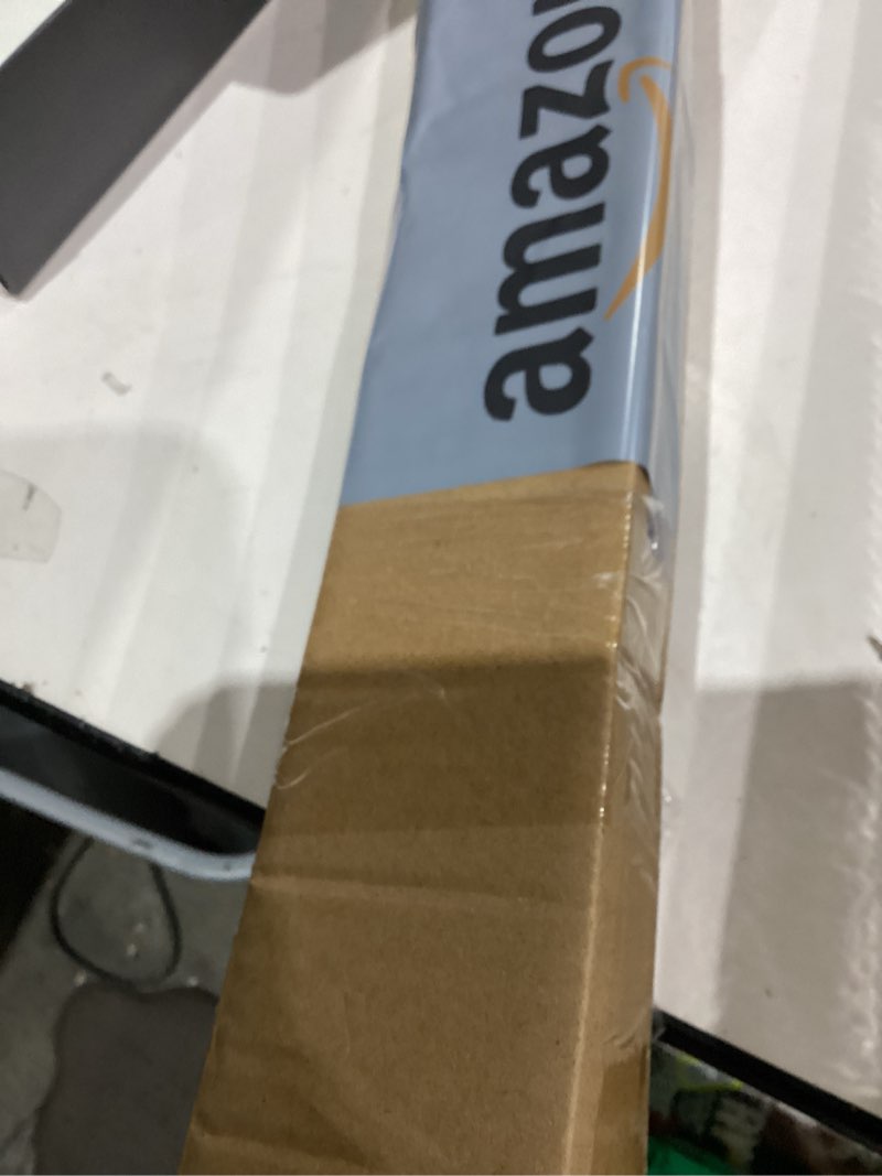 Condition photo showing As Is for Luvenia Silver Decorative Curtain Rods, 28 to 48 Inch (2.3-4Ft), Small Curtain Rod For Bedroom, Living Room, Kitchen, Farmhouse 28-48" Silver